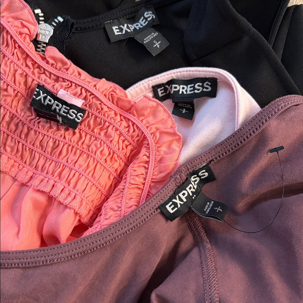 EXPRESS blouse bundle size small work career busi… - image 2